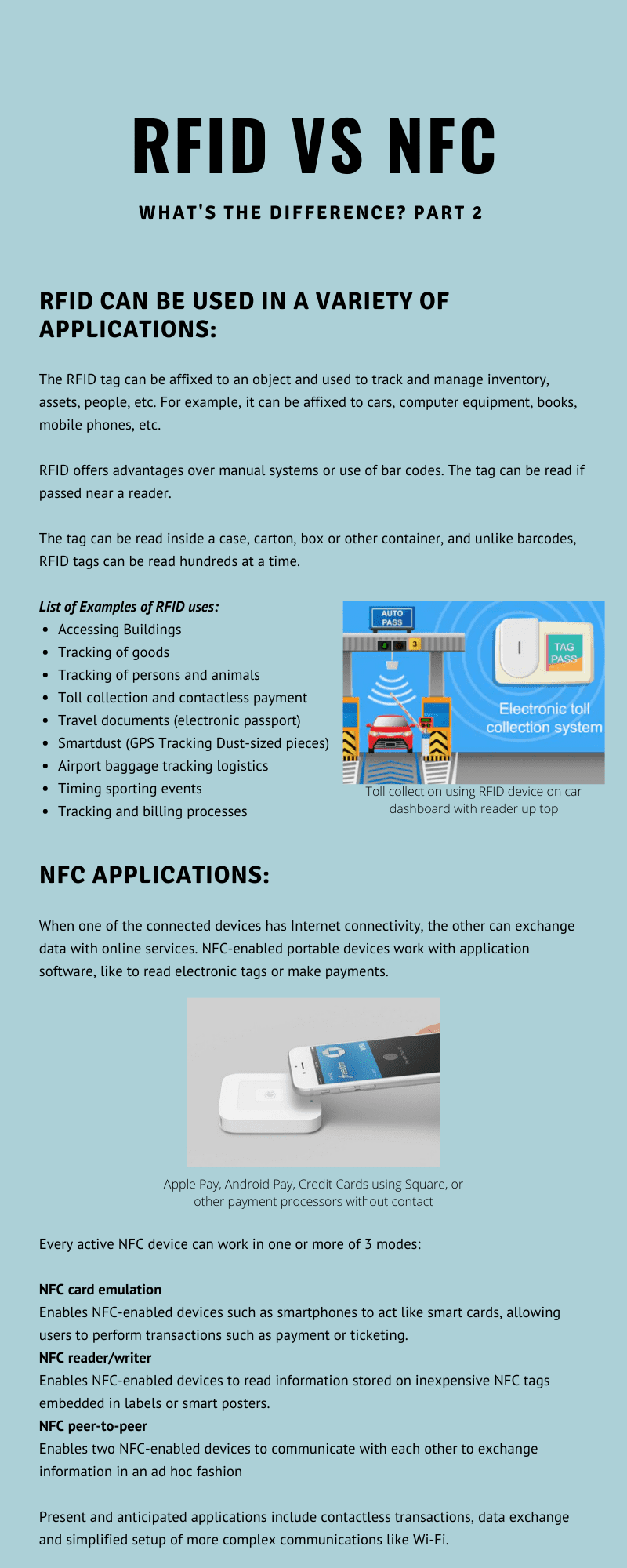 rfid vs nfc info graphically explained
