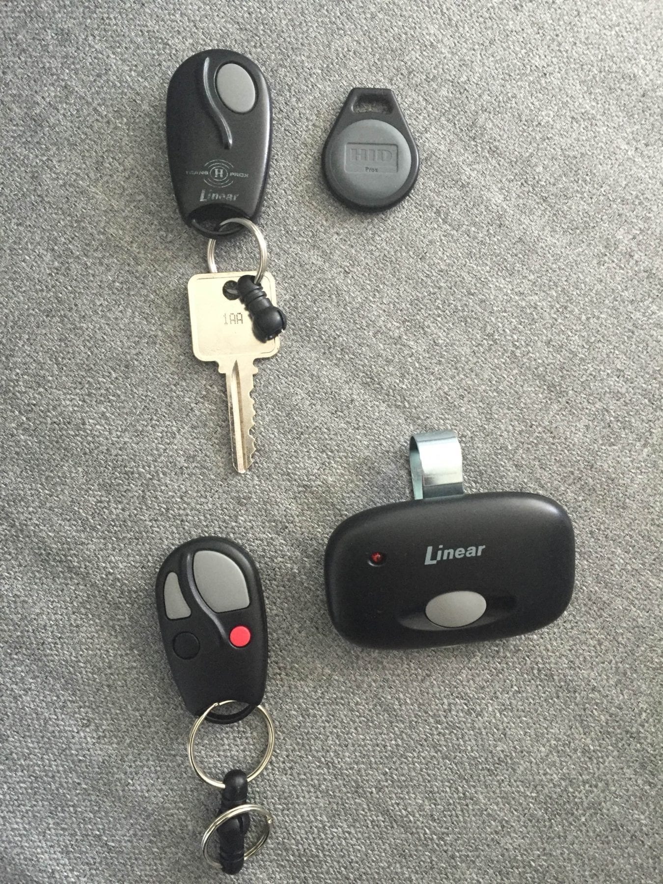 IMG_7134 Linear, HID Key Fobs and Garage Remotes