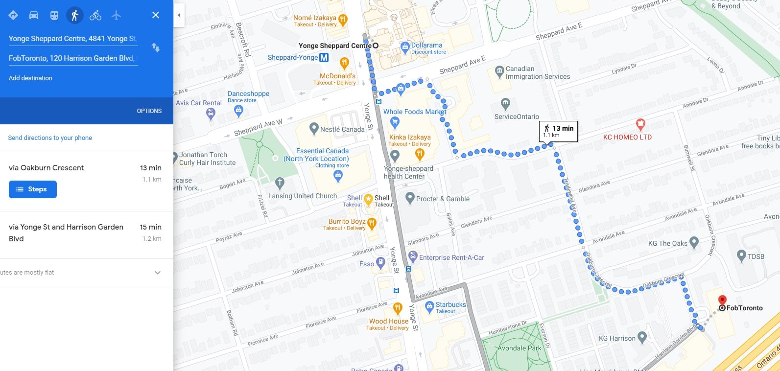 FobToronto North York Directions from Sheppard Yonge FobToronto North York Directions from Sheppard Yonge